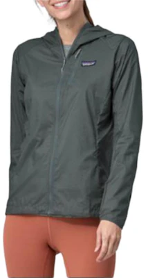 (Women) Patagonia Houdini Jacket Solid Color Breathable Lightweight Zip Hoodie 24147 25