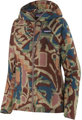 (Women) Patagonia Houdini Jacket Solid Color Breathable Lightweight Zip Hoodie 24147 31