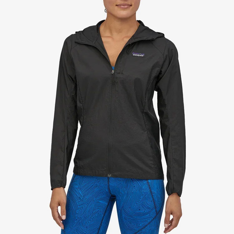 Sizing (Women) Patagonia Houdini Jacket Solid Color Breathable Lightweight Zip Hoodie 24147