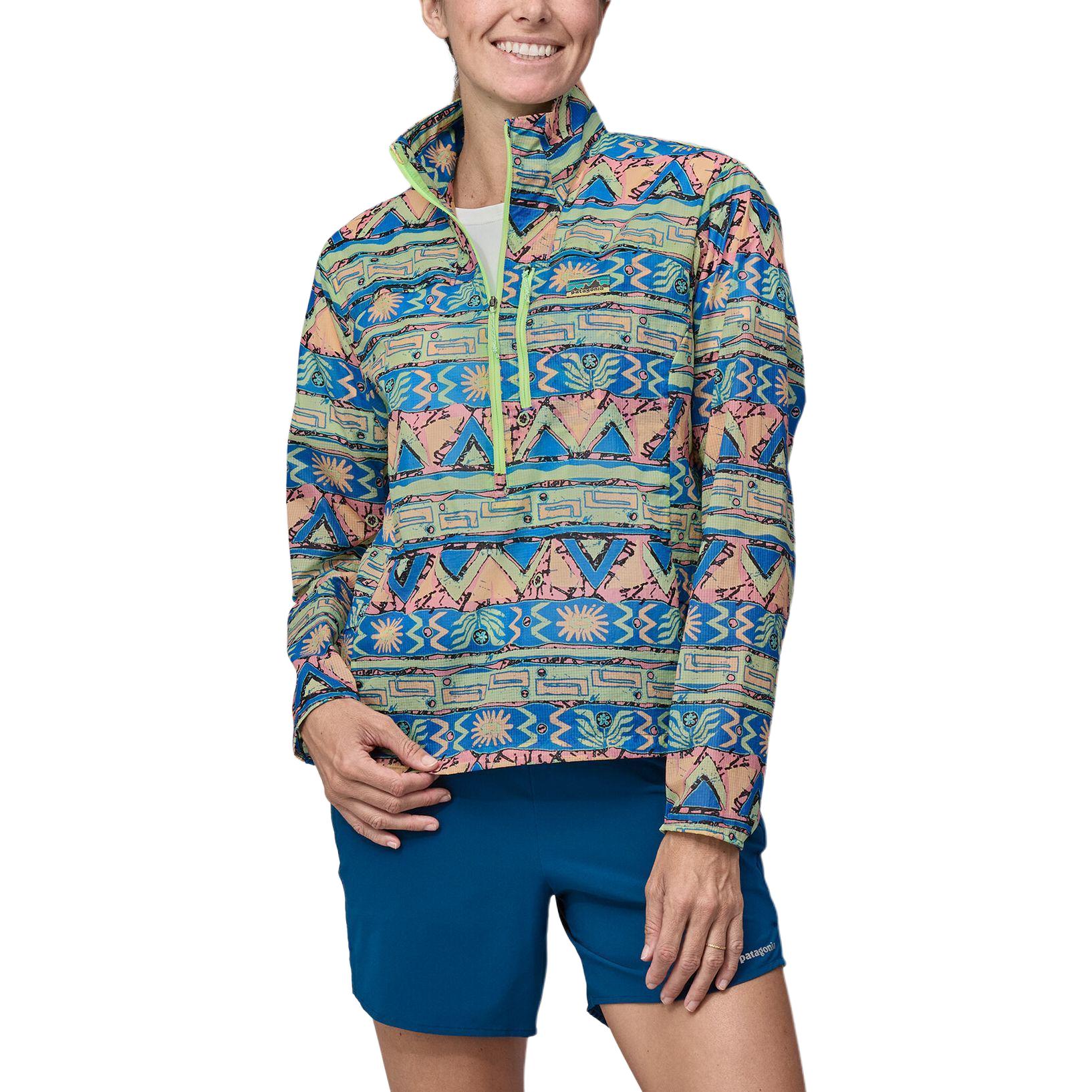 Lookbook (Women) Patagonia Houdini Pullover Half-Zip Long Sleeve Sweatshirt 23435