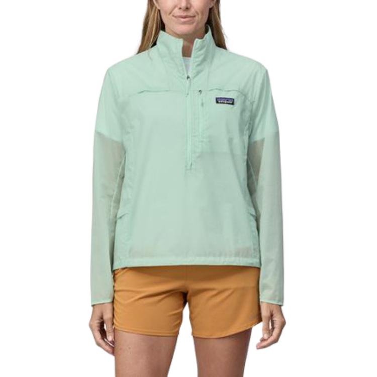 Cheap (Women) Patagonia Houdini Pullover Half-Zip Long Sleeve Sweatshirt 23435