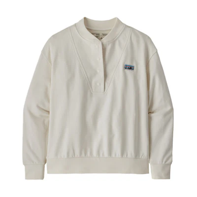 (Women) Patagonia Loose Fit Badge Print Long Sleeve Sweatshirt 26355