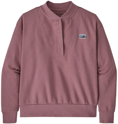 (Women) Patagonia Loose Fit Badge Print Long Sleeve Sweatshirt 26355 4