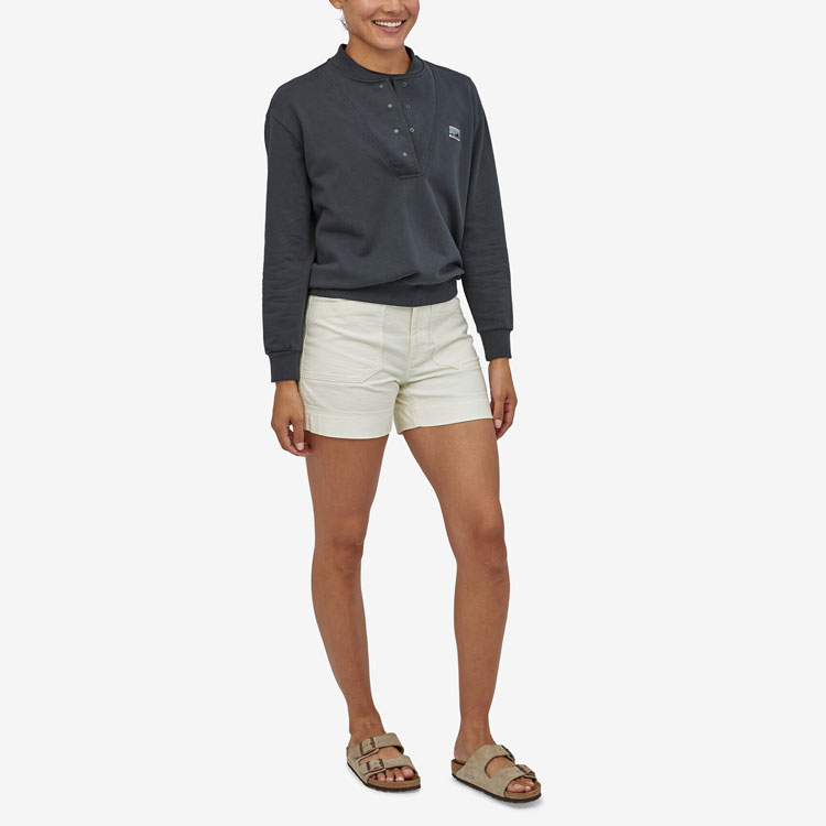 Details for (Women) Patagonia Loose Fit Badge Print Long Sleeve Sweatshirt 26355