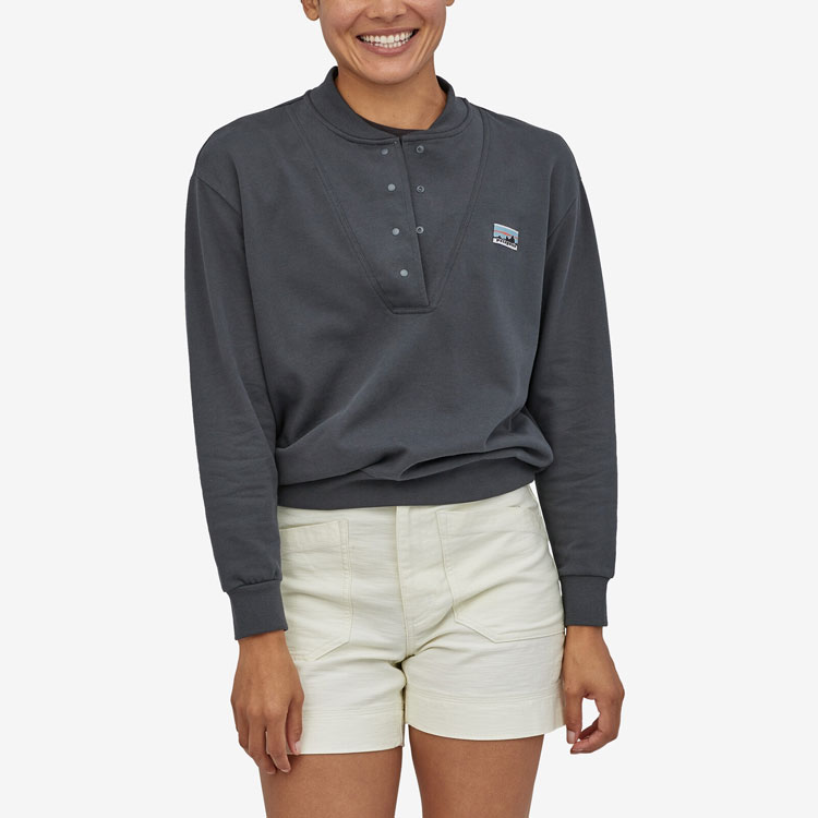 Sizing (Women) Patagonia Loose Fit Badge Print Long Sleeve Sweatshirt 26355