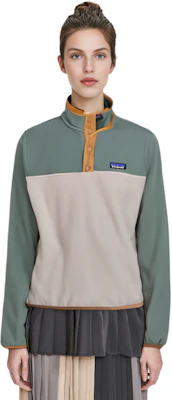 (Women) Patagonia Micro D Snap-T Pullover Fleece with Logo Embroidery 26020 3