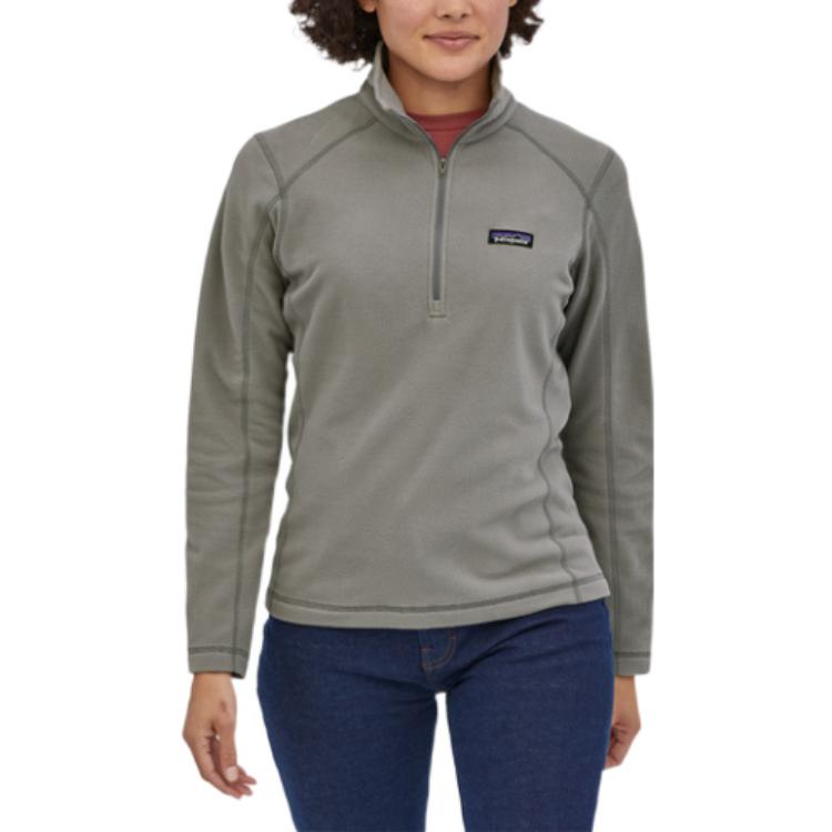 Shop (Women) Patagonia Micro D SS23 Half-Zip Pullover Fleece Long Sleeve Top 26278