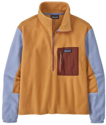 (Women) Patagonia Microdini SS23 Colorblock Fleece Half-Zip Pullover Jacket 26260 3