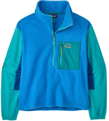 (Women) Patagonia Microdini SS23 Colorblock Fleece Half-Zip Pullover Jacket 26260 9
