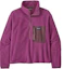 Shop (Women) Patagonia Microdini SS23 Colorblock Fleece Half-Zip Pullover Jacket 26260