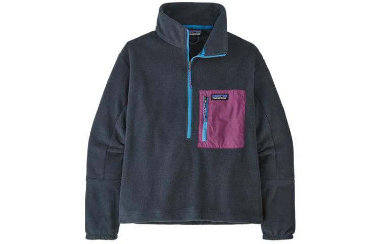 Cheap (Women) Patagonia Microdini SS23 Colorblock Fleece Half-Zip Pullover Jacket 26260