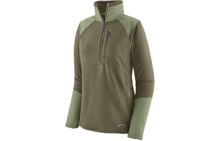 Shop (Women) Patagonia Pullover Half-Zip Casual Jacket Grey 52755