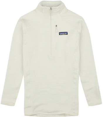 (Women) Patagonia R1 Logo Half-Zip Fleece Pullover - Stretch, Breathable, Blue 40119 Sizing (Women) Patagonia R1 Logo Half-Zip Fleece Pullover - Stretch, Breathable, Blue 40119