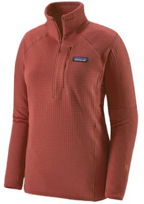 (Women) Patagonia R1 Logo Half-Zip Fleece Pullover - Stretch, Breathable, Blue 40119 Cheap (Women) Patagonia R1 Logo Half-Zip Fleece Pullover - Stretch, Breathable, Blue 40119