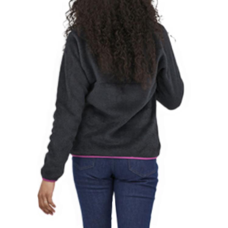Purchase (Women) Patagonia Re-Tool 1/2 Zip Pullover Fleece Sweatshirt Black 25340
