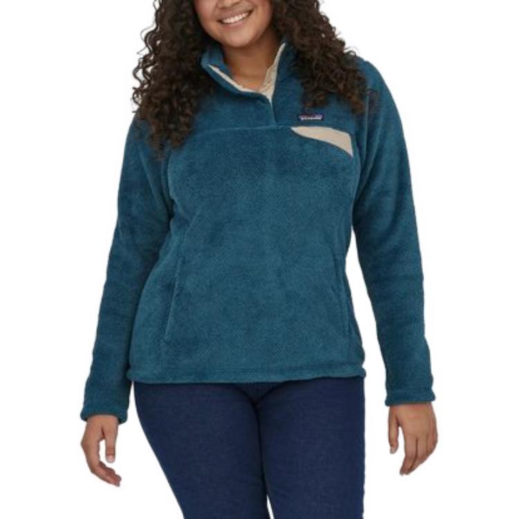 Lookbook (Women) Patagonia Re-Tool Snap-T Fleece Pullover Solid Half-Zip Sweater 25443