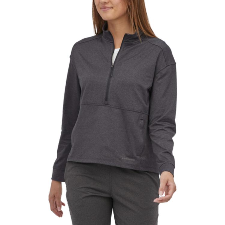 Lookbook (Women) Patagonia Solid Color Half-Zip Pullover Sweatshirt Long Sleeve 26235