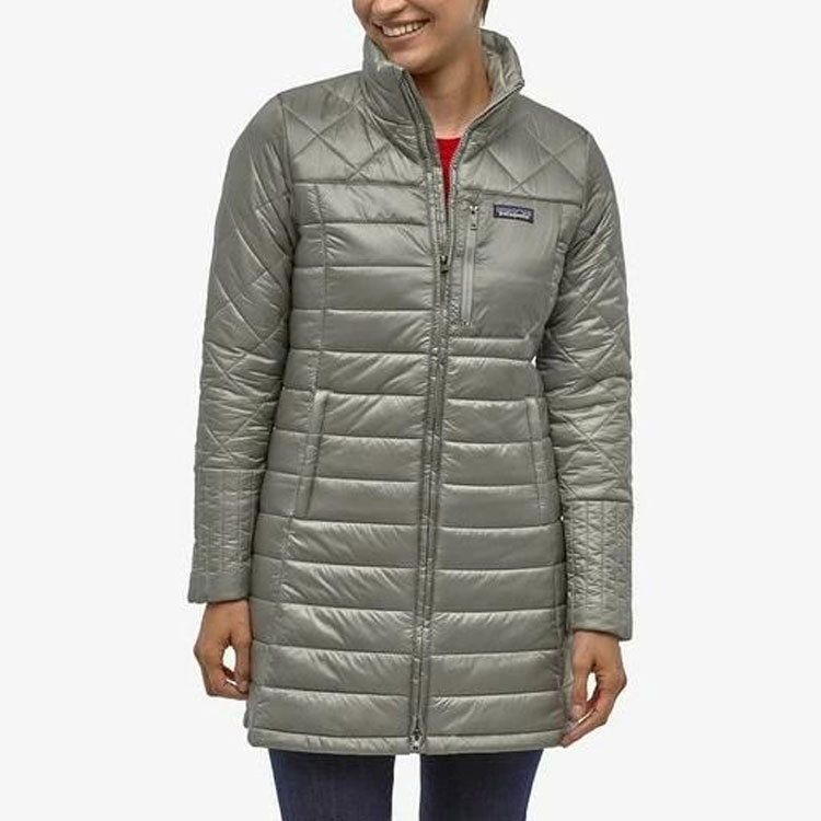 Lookbook (Women) Patagonia Solid Color Logo Stand Collar Jacket 27695