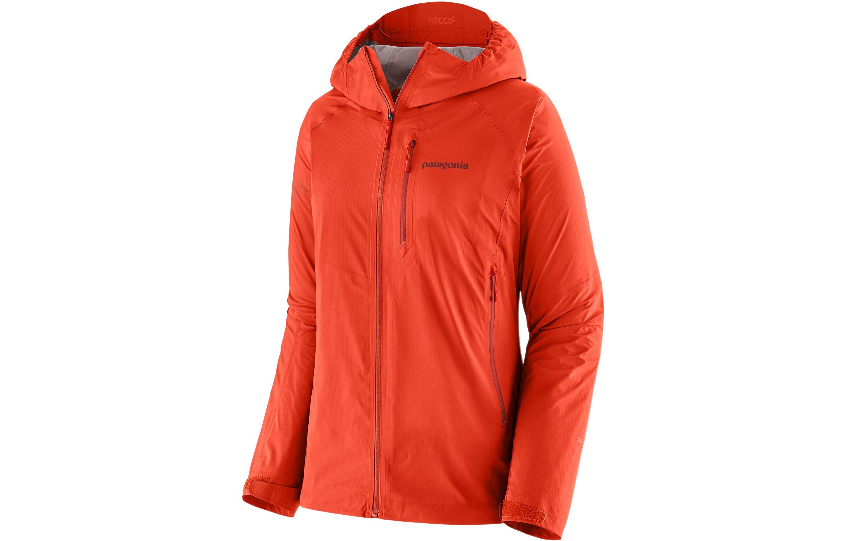 (Women) Patagonia Storm 10 Solid Color Hooded Hiking Jacket 85130