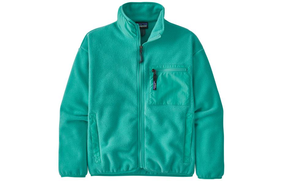(Women) Patagonia Synchilla Fleece Lightweight Warm Outdoor Stand-Up Collar Jacket 22955