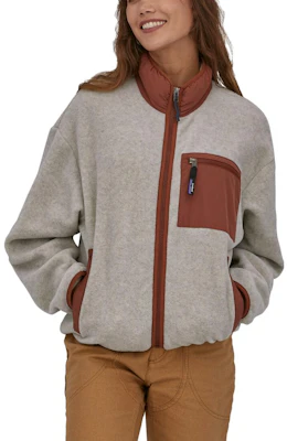 (Women) Patagonia Synchilla Fleece Lightweight Warm Outdoor Stand-Up Collar Jacket 22955 8