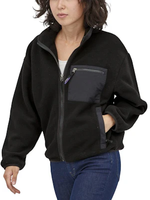 (Women) Patagonia Synchilla Fleece Lightweight Warm Outdoor Stand-Up Collar Jacket 22955 Details for (Women) Patagonia Synchilla Fleece Lightweight Warm Outdoor Stand-Up Collar Jacket 22955