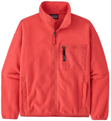 (Women) Patagonia Synchilla Fleece Lightweight Warm Outdoor Stand-Up Collar Jacket 22955 1