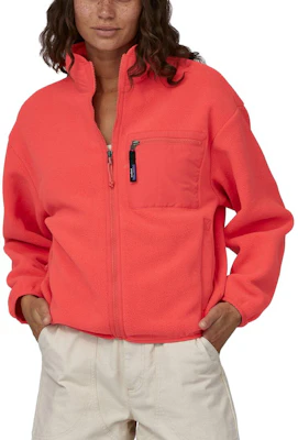 (Women) Patagonia Synchilla Fleece Lightweight Warm Outdoor Stand-Up Collar Jacket 22955 2