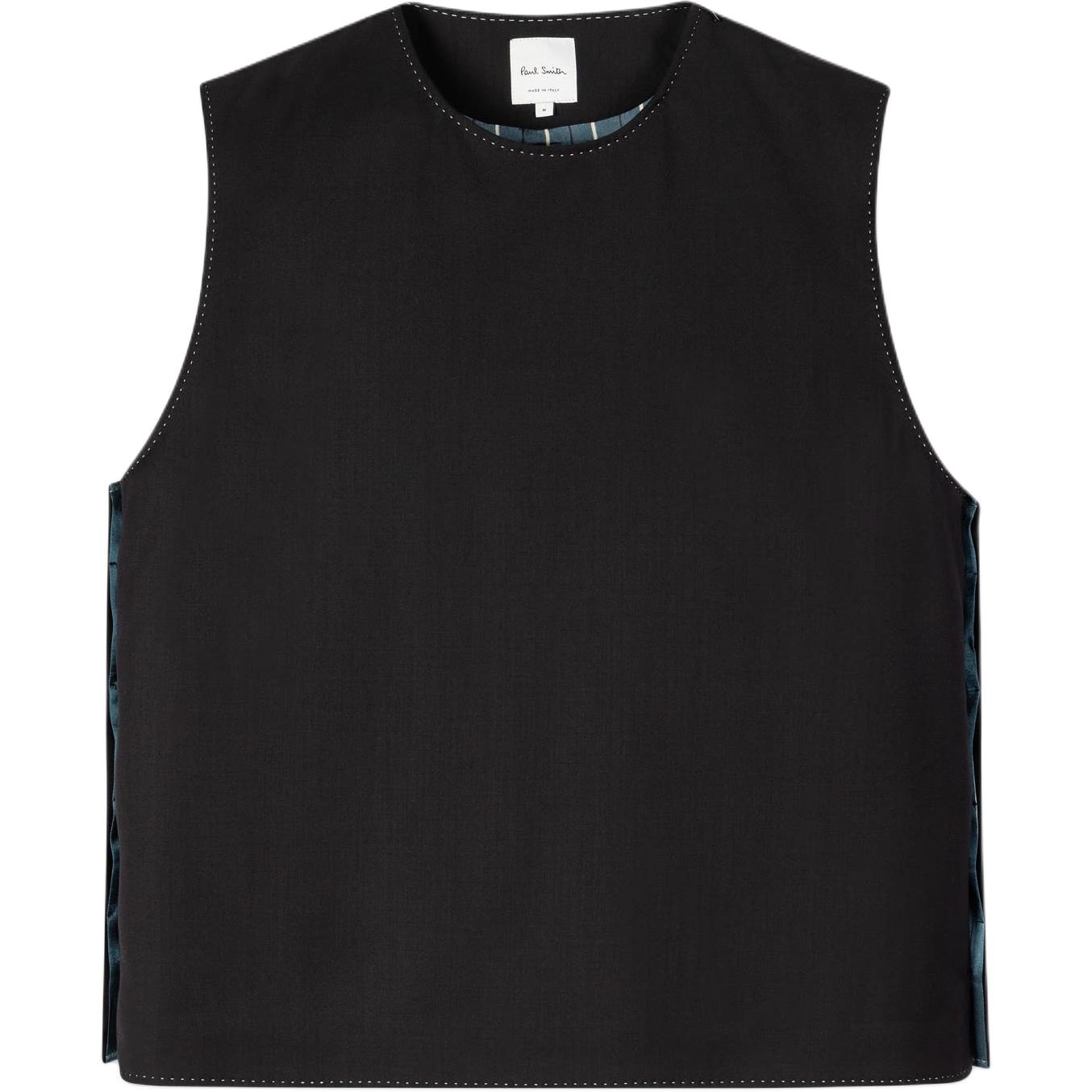 Paul Smith Solid Black Sleeveless Tank Top for Men M1R-521YT-L02131-79