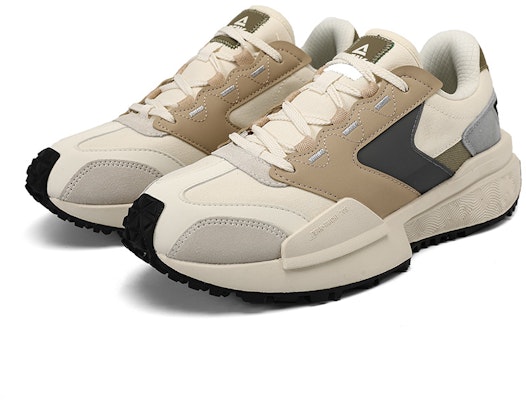 (W) Peak 70S 'Beige Low-Top' Sepatu Rendah DE340088 3