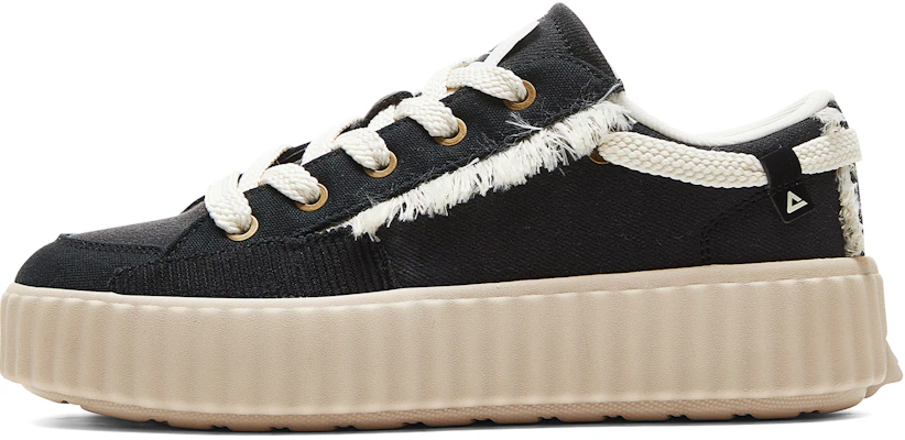 (Women) Peak Biscuit Shoes Black Retro Cushioning Low-Top Casual Sneakers. DB420012 Black Buy (Women) Peak Biscuit Shoes Black Retro Cushioning Low-Top Casual Sneakers. DB420012 Black