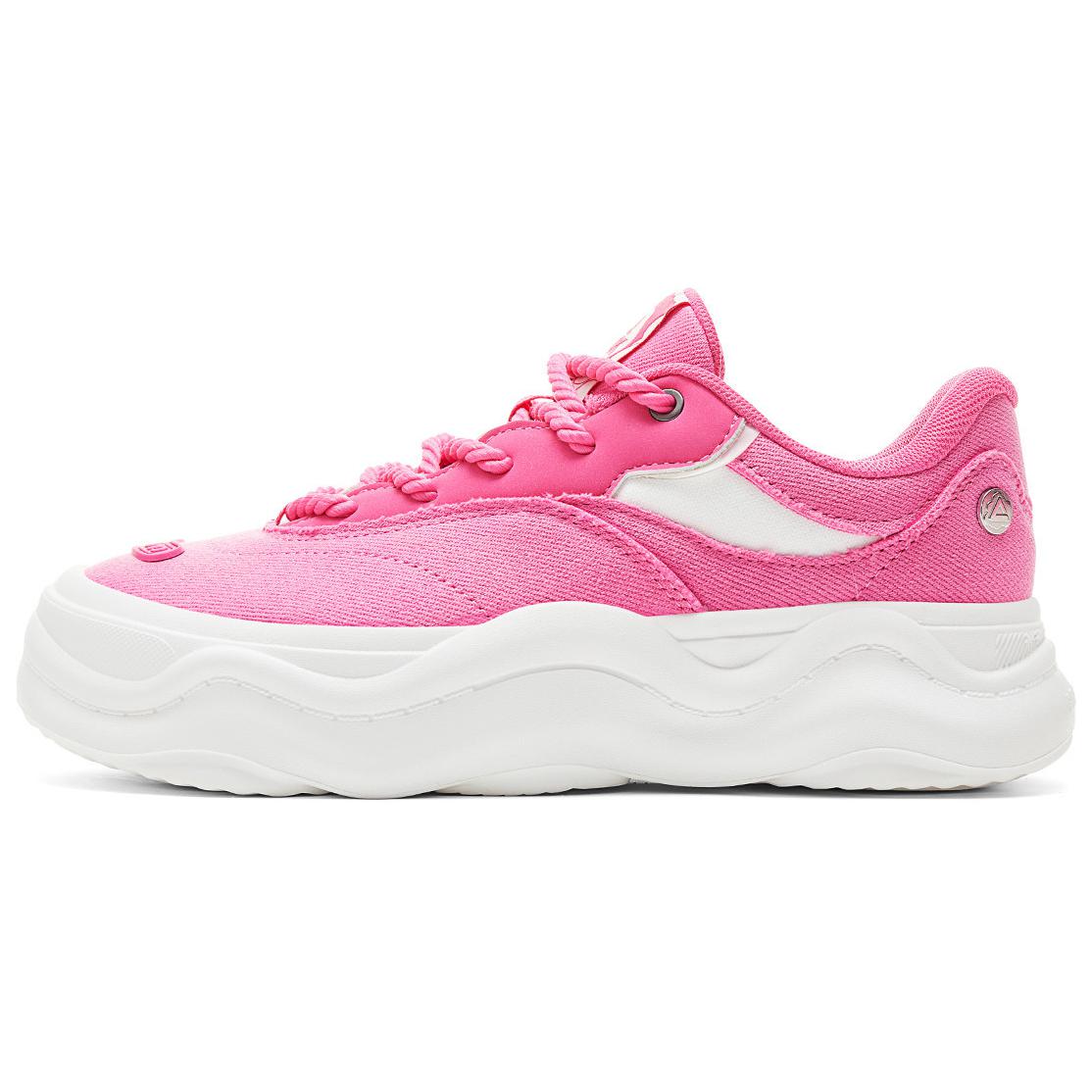(Women) PEAK Pink Lightweight Casual Low-Top Sneakers DB430022 Rose Color