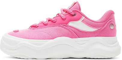 (Women) PEAK Pink Lightweight Casual Low-Top Sneakers DB430022 Rose Color (Women) PEAK Pink Lightweight Casual Low-Top Sneakers DB430022 Rose Color