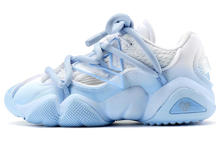 (Women) PEAK Taichi 6371 Deconstructed Low-Top Sneakers Sky Blue Casual Shoes. ET32758E Space Orchid White