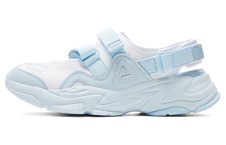 (Women) PEAK White Blue Water Shoes - Lightweight, Durable, Slip-Resistant. DE420062 Shiro/Oran