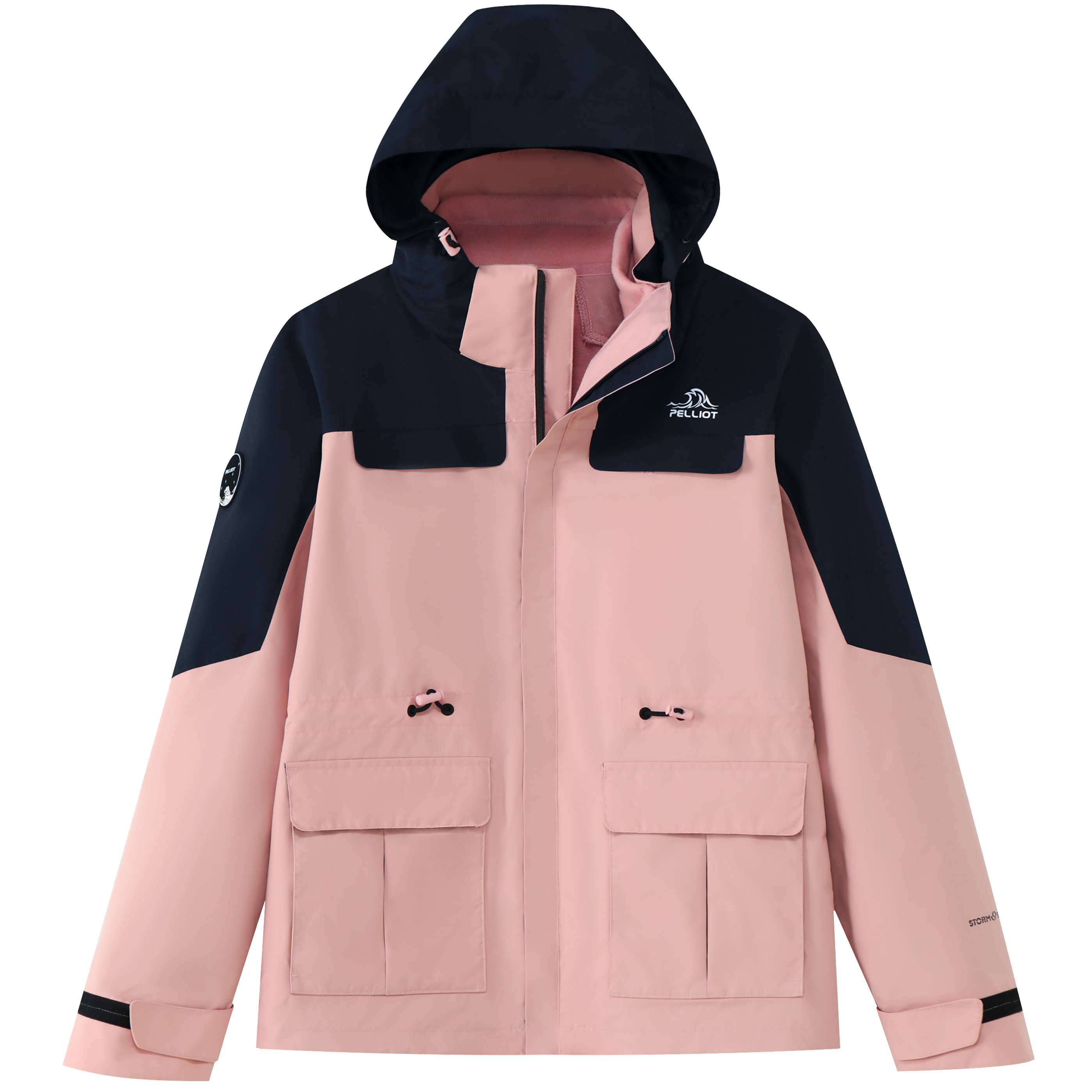 (Women) PELLIOT 3-in-1 Waterproof Windproof Ski Hiking Jacket with Fleece Liner 12040106