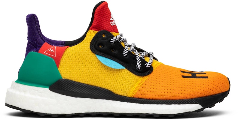 Women Pharrell x adidas Solar Hu Glide Yellow DB3038 DB3038
