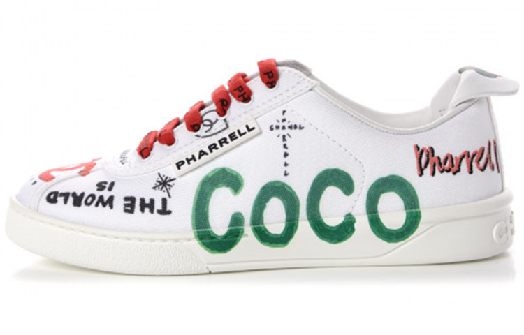 (W) Pharrell Chanel NMD Hu 'Multicolor Graffiti'