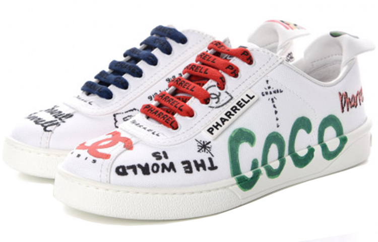 (W) Pharrell Chanel NMD Hu 'Multicolor Graffiti' 圖 2