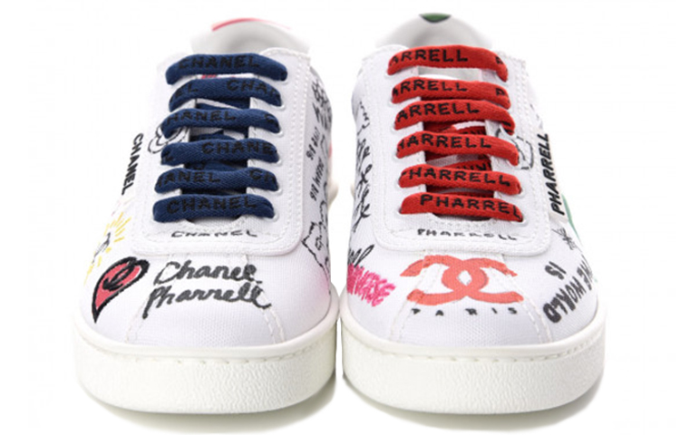 (W) Pharrell Chanel NMD Hu 'Multicolor Graffiti' 圖 3