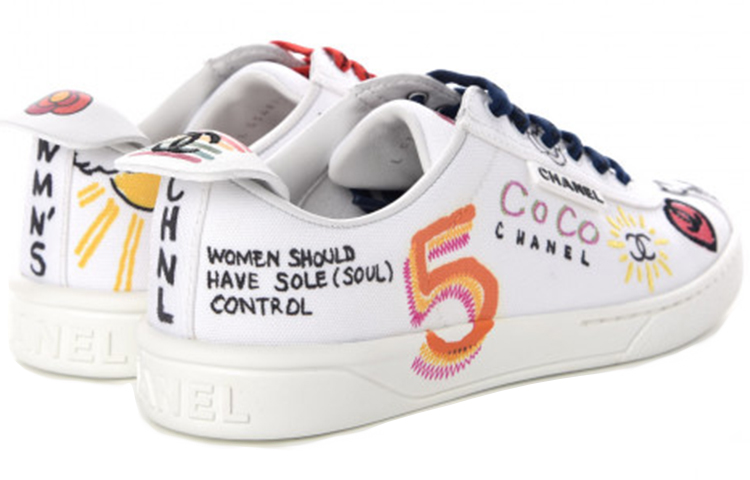 (W) Pharrell Chanel NMD Hu 'Multicolor Graffiti' 圖 4