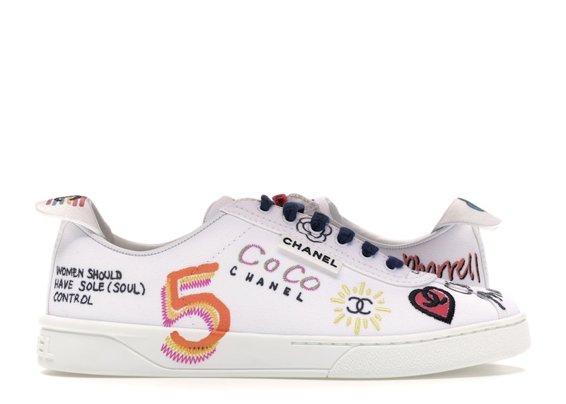 (Women) Pharrell x Chanel Sneaker 'Logos'  19D-G34877-X53027-C2340
