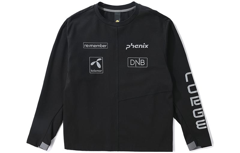 Order (W) Phenix International Team Series Logo Print Crewneck Hitam Sweater PCA62KT03