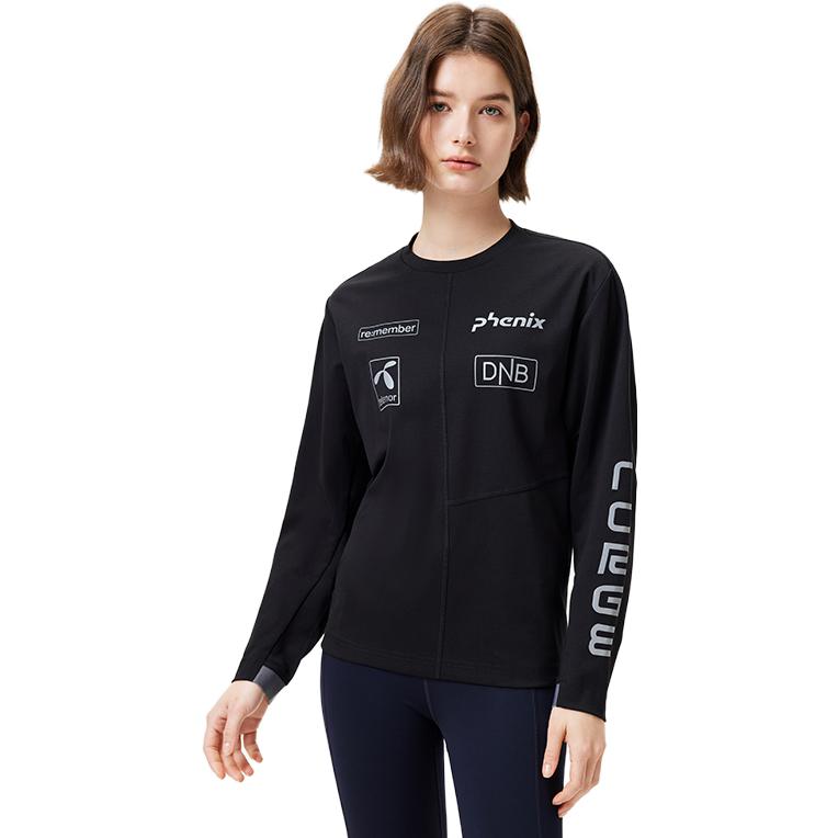 Lookbook (W) Phenix International Team Series Logo Print Crewneck Hitam Sweater PCA62KT03
