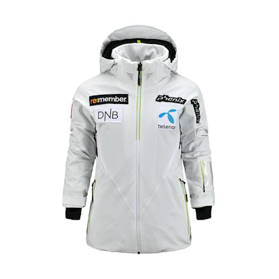 (Women) Phenix National Team Series White Waterproof Windproof Ski Jacket. PCDW2OT04