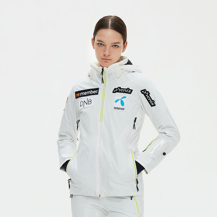 Lookbook (W) フェニックス ナショナルチームシリーズ 防水防風スキージャケット ホワイト PCDW2OT04