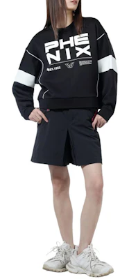 (W) Sudadera Mujer Phenix Urban Series Colorblock con Logo y Cuello Redondo PCEW2KT05 4