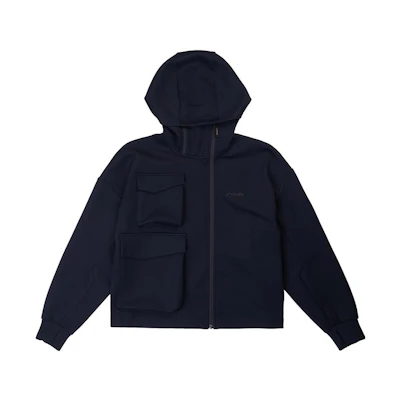 (Women) Phenix Urban Series Solid Color Woven Hooded Zip Jacket PC962KT14