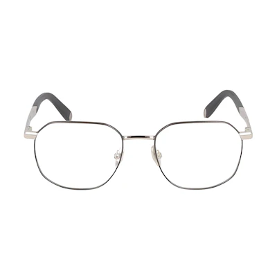 (Women) PHILIPP PLEIN Black/Gold Irregular Optical Glasses with Logo Temples. VPP020M0S30