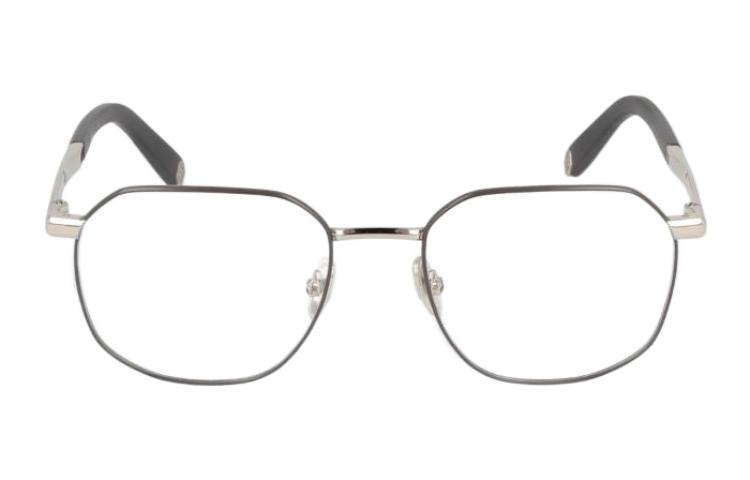 Order (W) PHILIPP PLEIN 黑金不規則光學眼鏡 配有標誌性鏡腳設計 VPP020M0S30